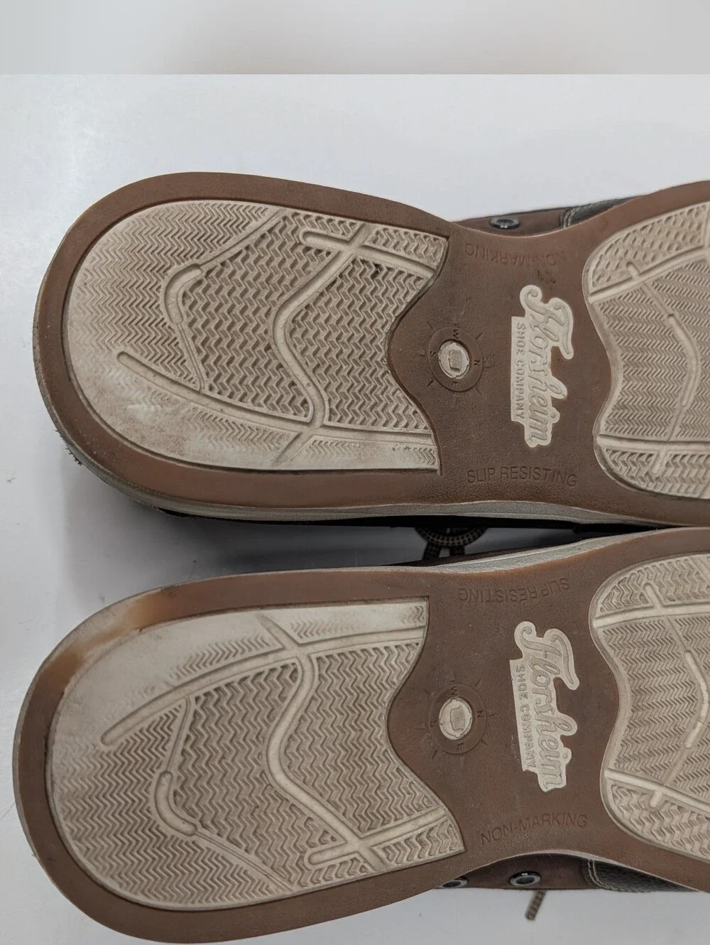 Florsheim Lakeside Oxford Boat Shoes Brown Nubick Leather Men's Size 13M
